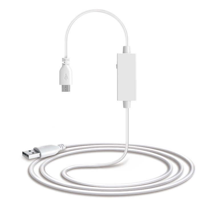 OTG-Y-03 USB 2.0 Male to Micro USB Male + USB Female OTG Charging Data Cable for Android Phones / Tablets with OTG Function, with Switch, Length: 1.1m
