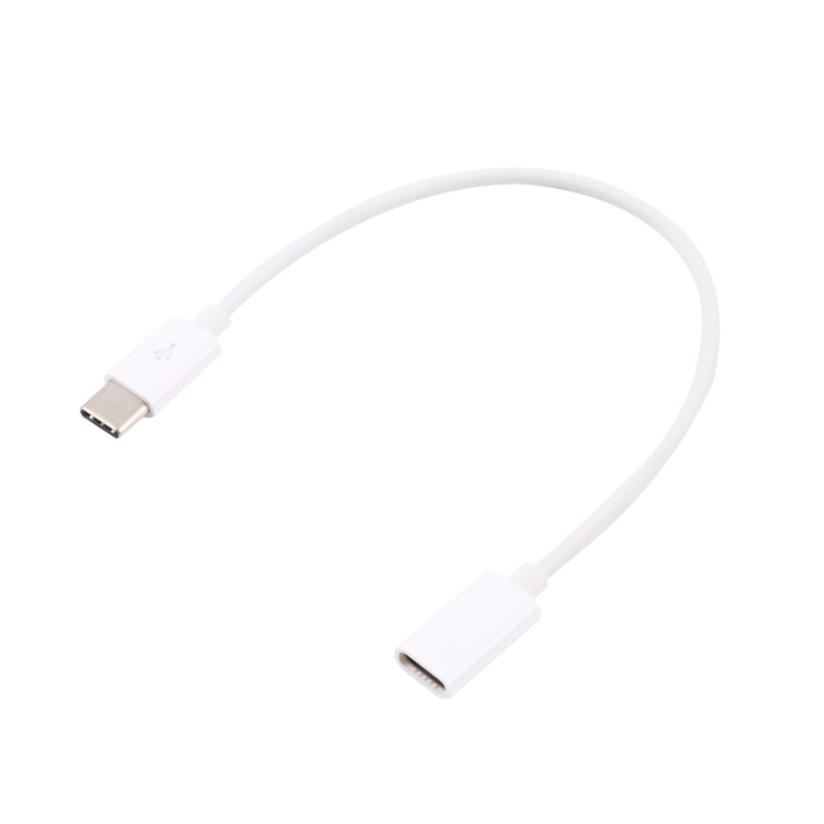 USB-C / Type-C Male to Type-C Female Extended Cable, Length: 1m