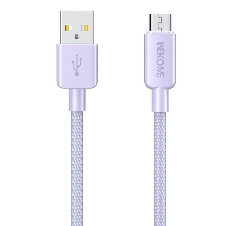 WEKOME WDC-03 Tidal Energy Series 3A USB to Micro USB Braided Data Cable, Length: 1m