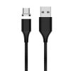 M11 5A USB to USB-C / Type-C Nylon Braided Magnetic Data Cable, Cable Length: 1m