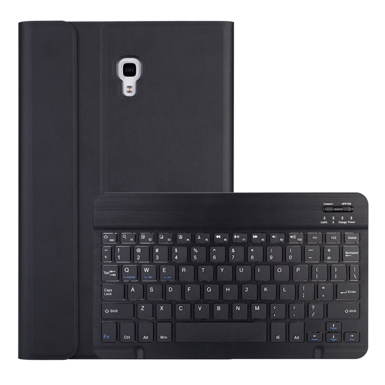 DY590 For Galaxy Tab A 10.5 T590 / T595 Detachable Plastic Bluetooth Keyboard Leather Tablet Case with Holder