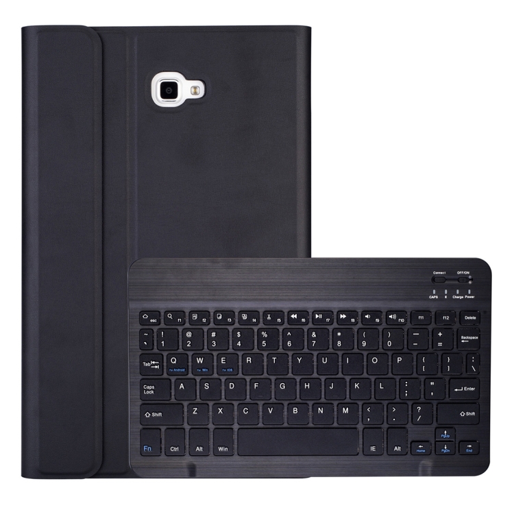 DY580 For Galaxy Tab A 10.1 T580 / T585 Detachable Plastic Bluetooth Keyboard Leather Tablet Case with Holder