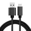 1m 3A Woven Style Metal Head Micro USB to USB Data / Charger Cable