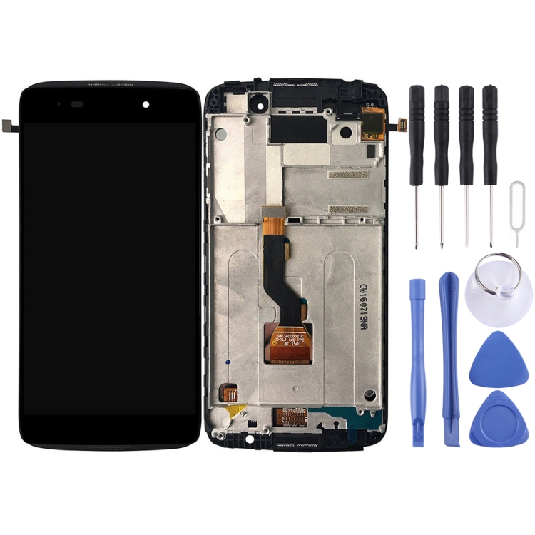 for Alcatel One Touch Idol 3 4.7 LTE / 6039 LCD Screen and Digitizer Full Assembly with Frame