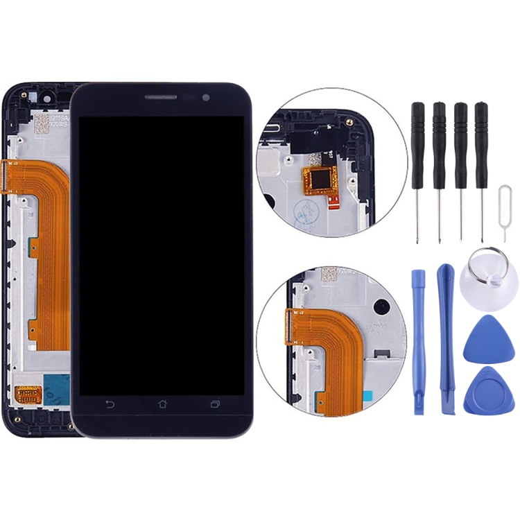5.0 inch LCD Screen and Digitizer Full Assembly with Frame for Asus Zenfone Go ZB500KL X00AD