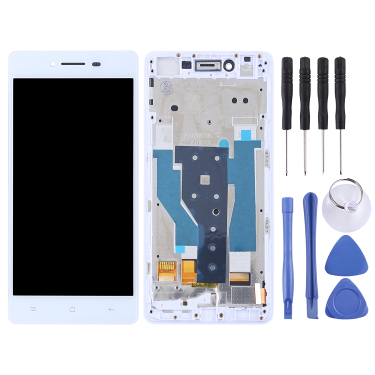 TFT Materials LCD Screen and Digitizer Full Assembly with Frame for OPPO R7