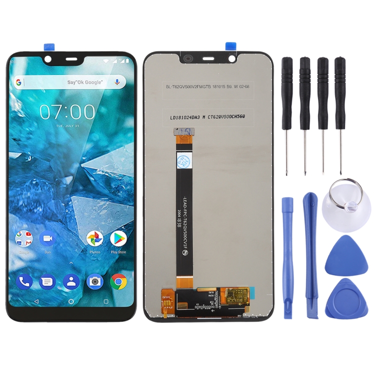 LCD Screen and Digitizer Full Assembly for Nokia X7 / 8.1 / 7.1 Plus TA-1131