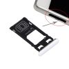 SIM Card Tray + Micro SD Card Tray + Card Slot Port Dust Plug for Sony Xperia X (Single SIM Version)