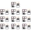 For Huawei P20 10pcs Back Camera Bezel with Lens Cover & Adhesive