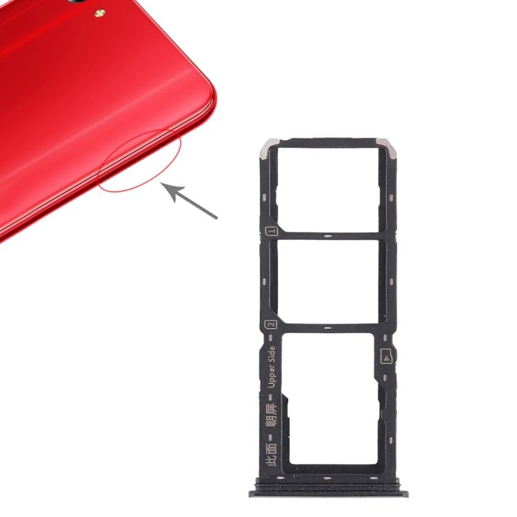 For Vivo Y83 2 x SIM Card Tray + Micro SD Card Tray