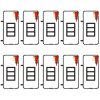 For Huawei P20 Pro 10 Sets Back Housing Cover Adhesive Sticker Set