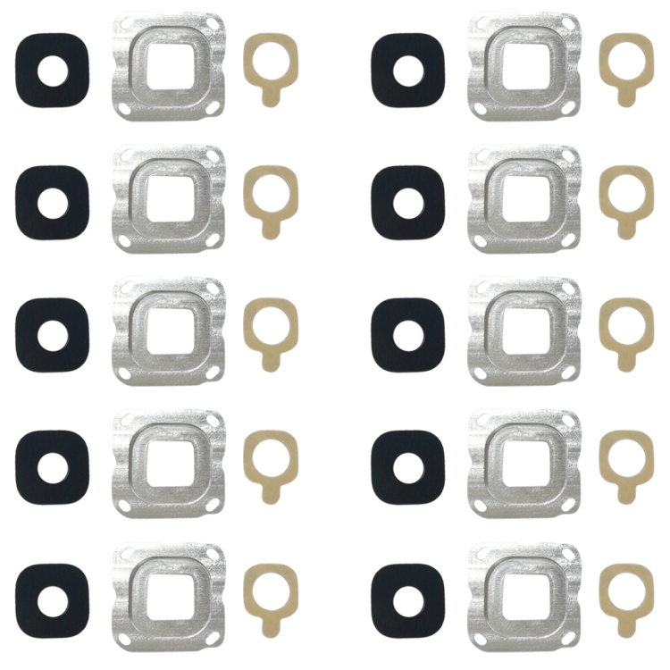 For Galaxy C7 10pcs Back Camera Bezel & Lens Cover with Sticker