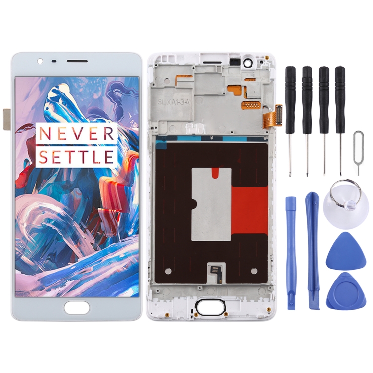 For OnePlus 3 / 3T A3000 A3010 TFT Material LCD Screen and Digitizer Full Assembly with Frame