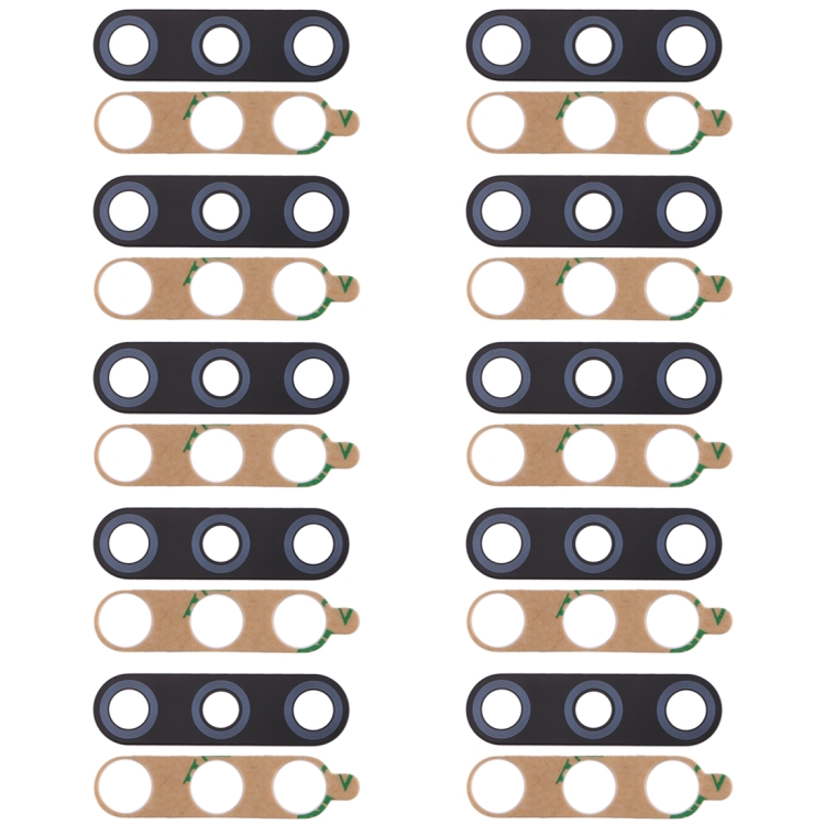For Huawei Enjoy 10e 10pcs Back Camera Lens