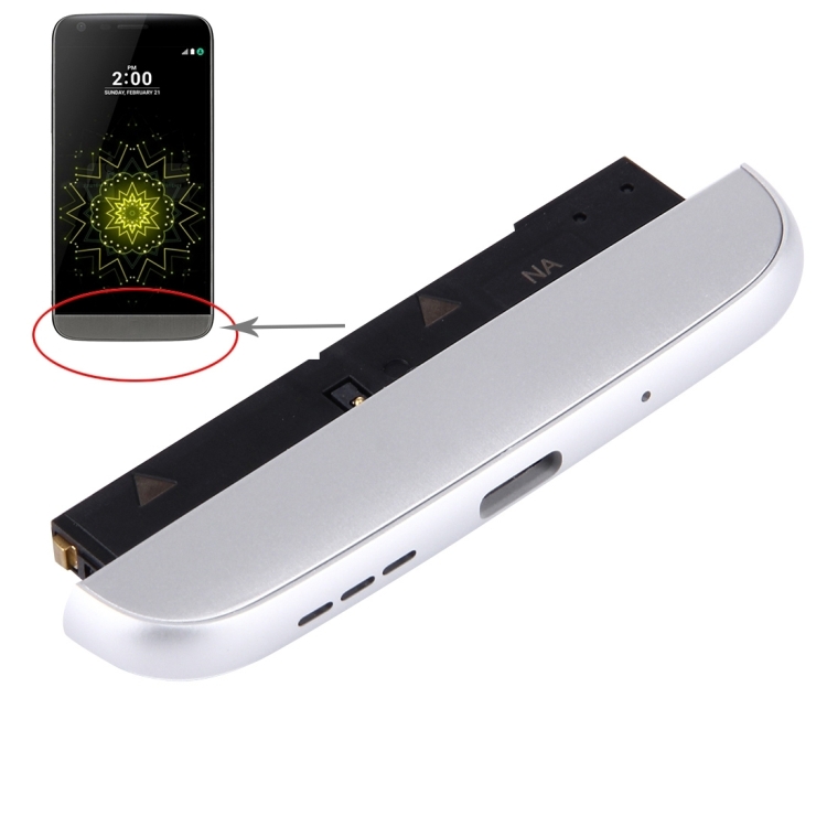 (Charging Dock + Microphone + Speaker Ringer Buzzer) Module for LG G5 / H820(Grey)
