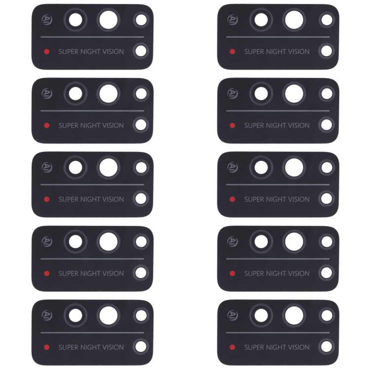 For Huawei Honor X10 5G 10pcs Back Camera Lens