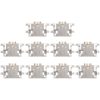 For Meizu Meilan Max / M5 / Meilan E / Note 6 / M3 Max 10pcs Charging Port Connector