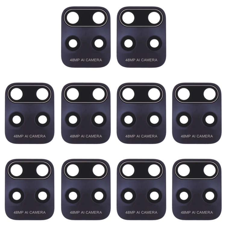 10 PCS Back Camera Lens for Xiaomi Redmi 10X 5G/Redmi 10X Pro 5G