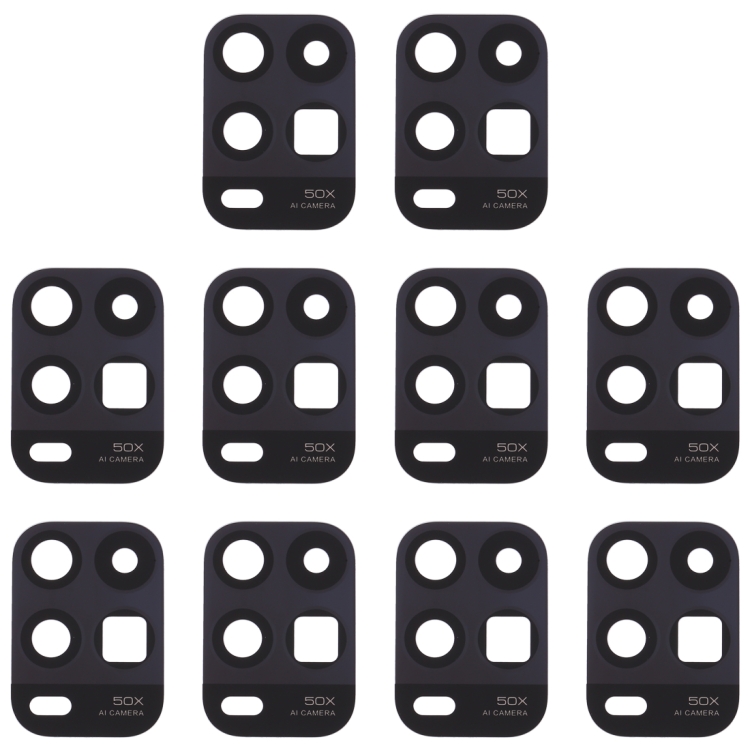 10 PCS Back Camera Lens for Xiaomi Mi 10 Youth 5G