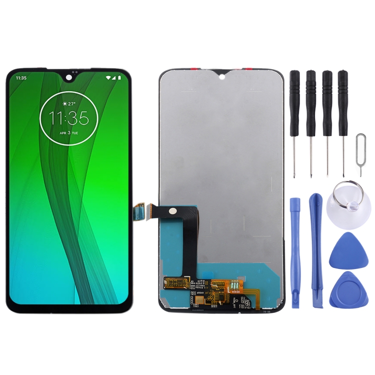 LCD Screen and Digitizer Full Assembly for Motorola Moto G7