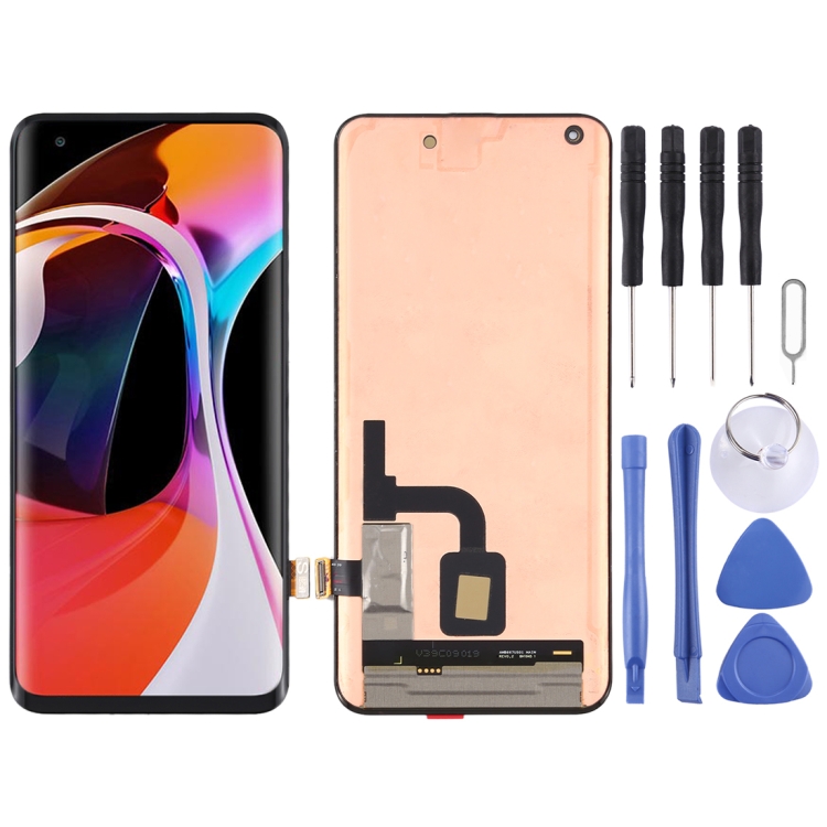 Original AMOLED Material LCD Screen and Digitizer Full Assembly for Xiaomi Mi 10 / Mi 10 Pro (S Version)