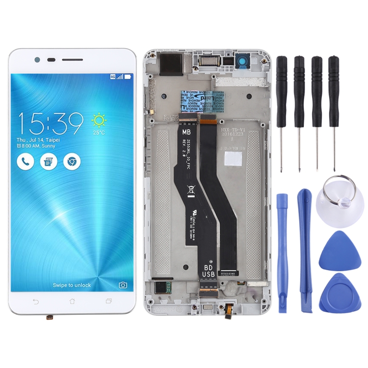 LCD Screen and Digitizer Full Assembly with Frame for Asus Zenfone 3 Zoom ZE553KL