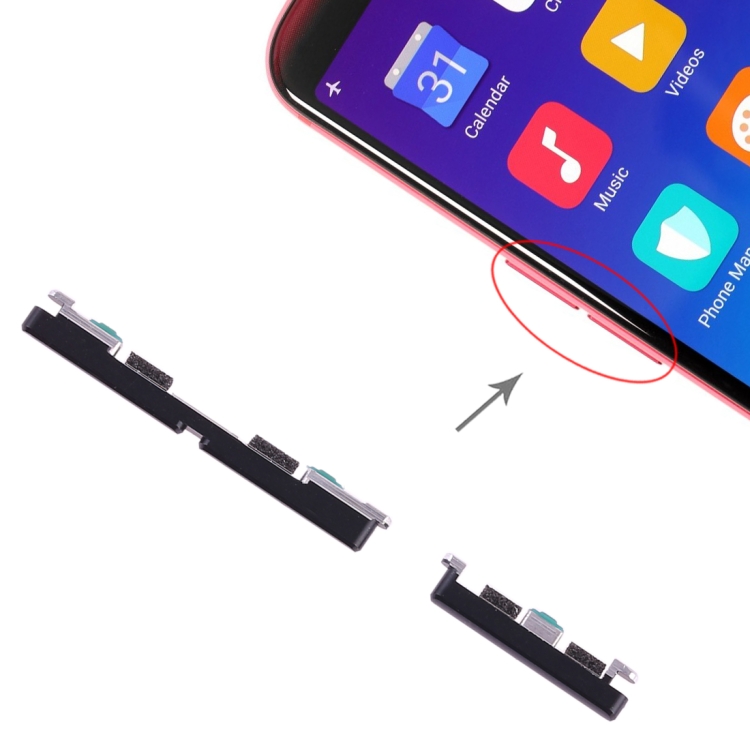 For OPPO R11s Side Keys