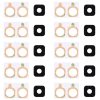 For Galaxy S6 Active / G890 10pcs Back Camera Lens Cover with Sticker