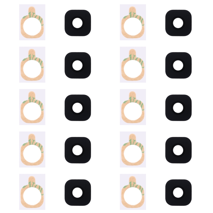 For Galaxy A9 10pcs Back Camera Lens Cover with Sticker