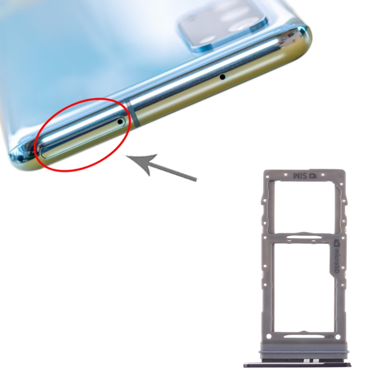 For Samsung Galaxy S20 SIM Card Tray + Micro SD Card Tray