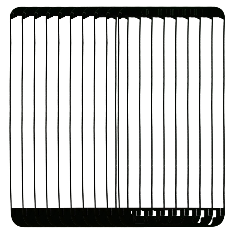 10pcs Front Housing Adhesive for Galaxy J7 (2016) / On8 / J710F / J710D / J710FN / J710FJ / J710M / J710N / J7108