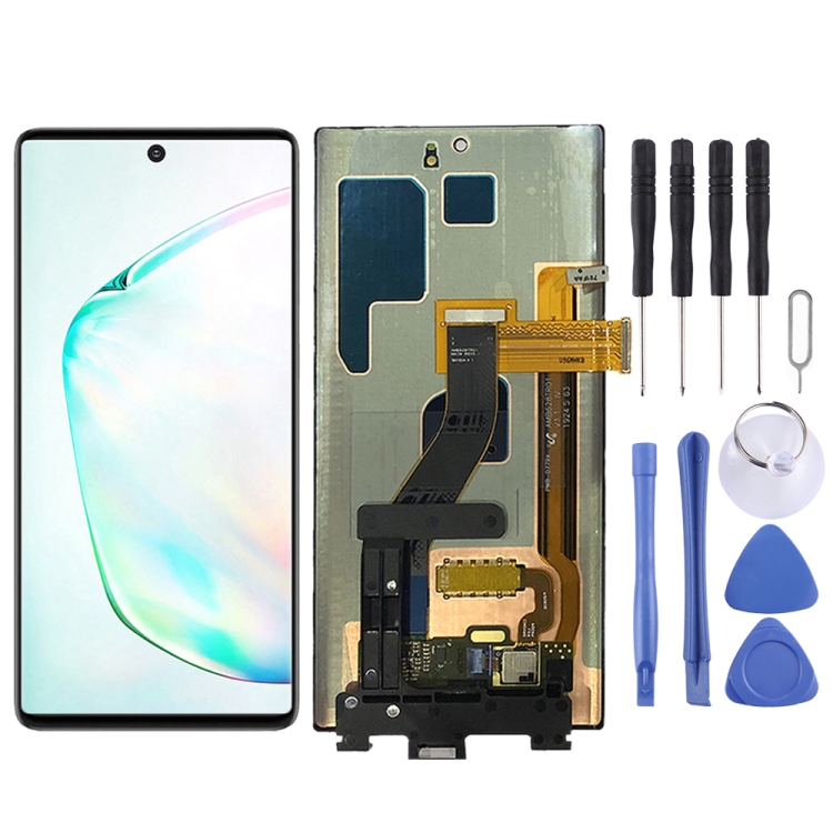 Original Dynamic AMOLED Material LCD Screen and Digitizer Full Assembly for Galaxy Note 10