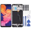 LCD Screen and Digitizer Full Assembly With Frame for Samsung Galaxy A10 / SM-A105F (Single Card Version)