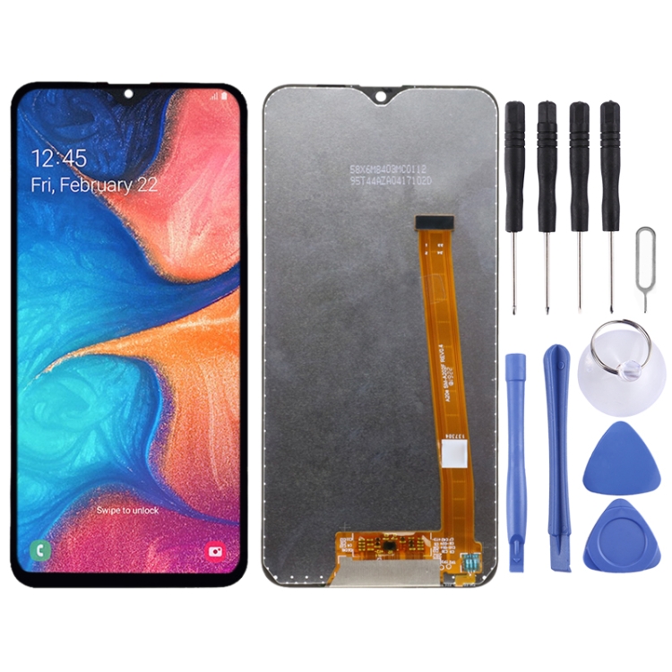 Original LCD Screen and Digitizer Full Assembly for Samsung Galaxy A20e