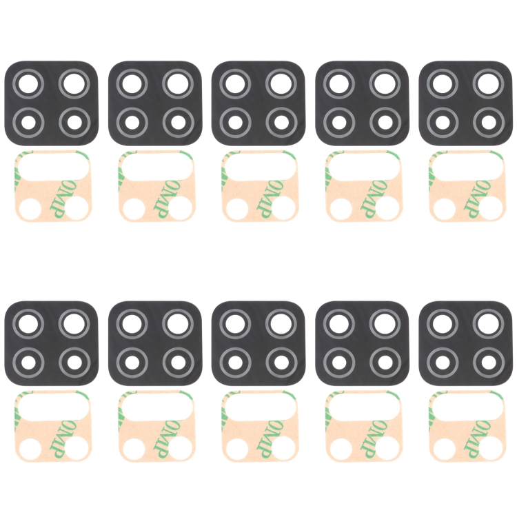 For Samsung Galaxy A12 SM-A125 10pcs Back Camera Lens