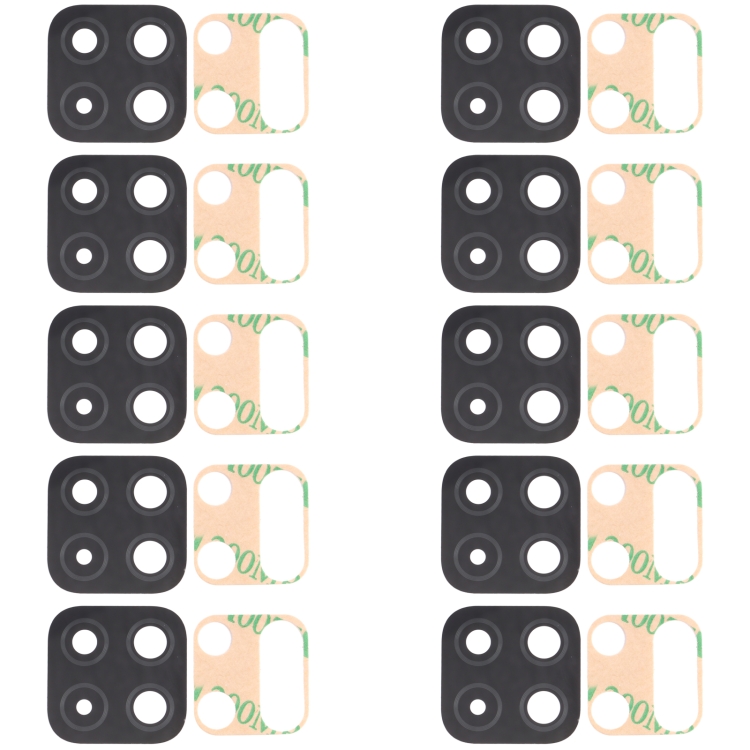 For Samsung Galaxy A22 SM-A225 10pcs Back Camera Lens