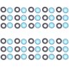 For Samsung Galaxy A32 SM-A325 10pcs Back Camera Lens
