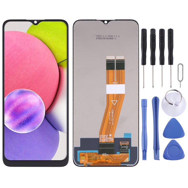 LCD Screen and Digitizer Full Assembly For Samsung Galaxy A03S