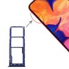 For Galaxy A10 SIM Card Tray + SIM Card Tray + Micro SD Card Tray