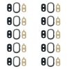 For Galaxy J4, J400F/DS, J400G/DS 10pcs Back Camera Bezel with Lens Cover & Adhesive