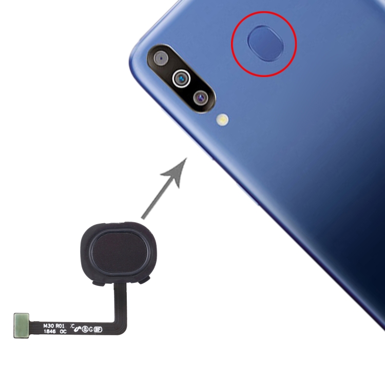 For Galaxy M30 Fingerprint Sensor Flex Cable
