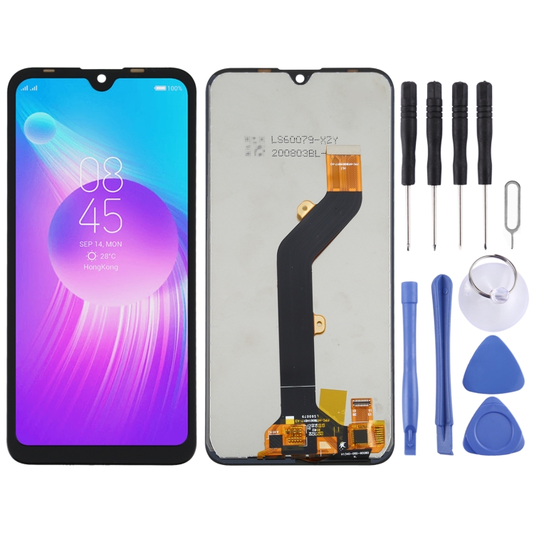 LCD Screen and Digitizer Full Assembly for Tecno Spark Go KC1