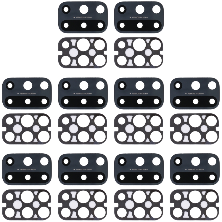 For OnePlus 8T 10pcs Back Camera Lens