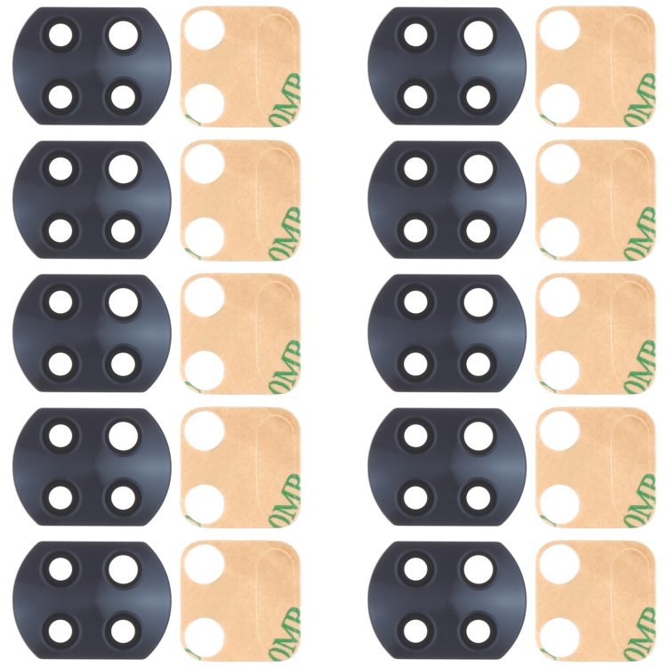 10 PCS Back Camera Lens for Xiaomi Mi 10T Lite 5G M2007J17G