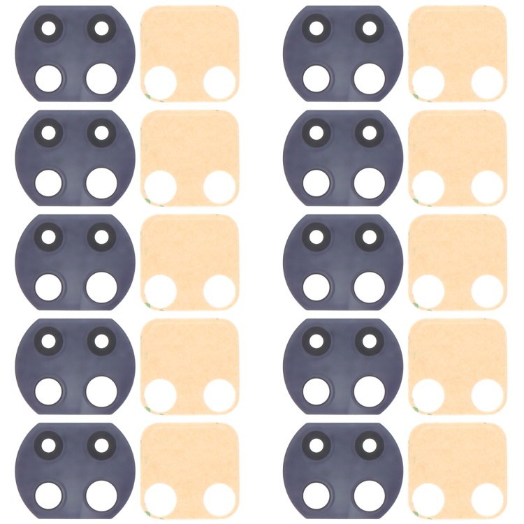 10 PCS Back Camera Lens for Xiaomi Mi 10i M2007J17I