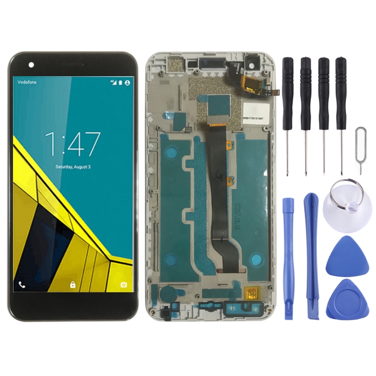 LCD Screen and Digitizer Full Assembly with Frame for Vodafone Smart Ultra 6 VF-995N VF995N