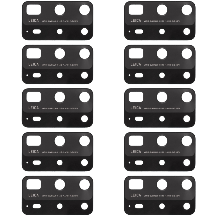 For Huawei P40 Pro+ 10pcs Back Camera Lens