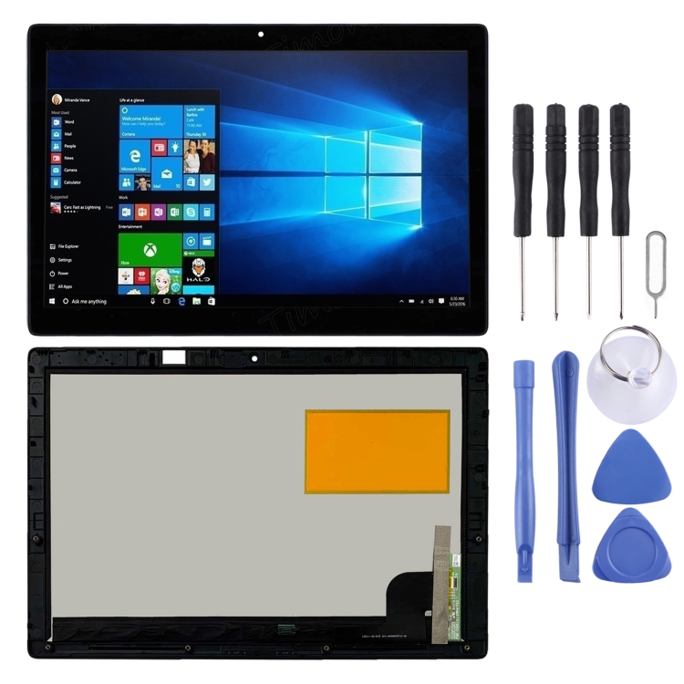 LCD Screen and Digitizer Full Assembly With Frame for Lenovo ideaPad MIIX 510