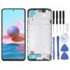 OLED Material LCD Screen and Digitizer Full Assembly With Frame for Xiaomi Redmi Note 10 4G / Redmi Note 10s 4G / Redmi Note 11 SE India / Poco M5s M2101K7AI M2101K7AG M2101K7BG M2101K7BI M2101K7BNY