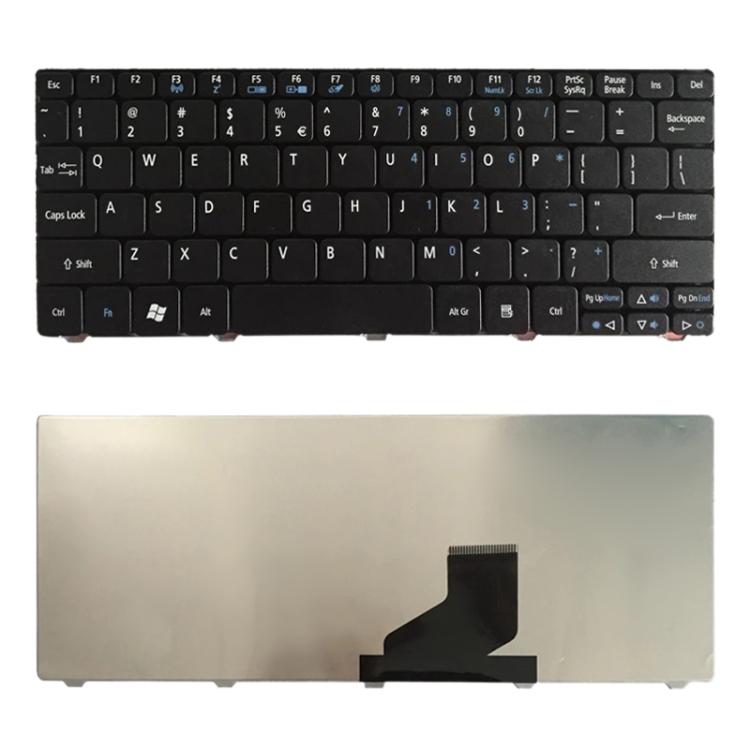 US Version Keyboard for Acer Aspire One D255 D256 D257 D260 D270 ZE6 532 532H 521 522 EM350 N55C ZH9 E100 AOE100 P0VE6 ZE7